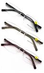 3 Pairs Lightweight Women Rimless Comfortable Reading Glasses - Spring Hinge. Fixed Price $14.95.