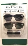 Eyewear Reading Glasses Pack +1.25 W/case Sunreaders (black). Fixed Price $24.90.