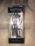 Foster Grant Men's Council Reading Glasses +1.50 New 3 Pack Lightweight Durable. Fixed Price $18.00.