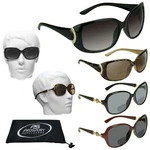 Women Bifocal Sunglasses Readers Jackie Square Over Size Fashion Smoke Brown. Fixed Price $15.99.