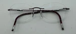 Silhouette Titanium Frames Only Eyeglasses 5521 70 4040 Purple 49-17-135. Fixed Price $58.88.