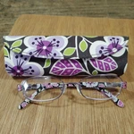 Vera Bradley Reading Glasses W/ Case Plum Petals Floral 125 Daria 47-16. Fixed Price $31.99.