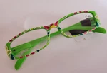 Brand New Art Wear Hand-painted Reading Glasses Spring Ringe +1,25. Fixed Price $12.00.