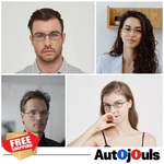 Autojouls 6PK Metal Reading Glasses Blue Light Blocking Spring Hinge. Fixed Price $34.99.