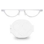 Minrims Compact Reading Glasses - Foldable With Small, White. Fixed Price $31.51.