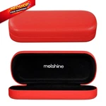 Molshine Hard Shell Pu Leather Glasses Case,travel Portable Medium, Red. Fixed Price $12.25.