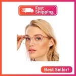 Aqwano Cat Eye Reading Glasses Blue Light Blocking Computer Oversized Readers Fo. Fixed Price $25.17.