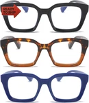 Dxyxyo Reading Glasses 2.0 Women Blue Light Blocking Mens Oversized Rectangle. Fixed Price $16.43.