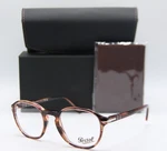 New Persol 3343-V 1209 Brown Horn Authentic Frames Eyeglasses 51-21. Fixed Price $238.00.