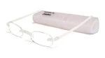 Calabria 714 Womens Rimless Flexie Reading Glasses Ice Clear White +3.00 48MM. Fixed Price $23.47.