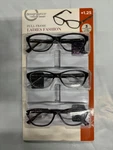 Design Optics By Foster Grant Women's Fashion Full Frame Glasses 3PK+1.25 O/BOX2. Fixed Price $15.02.
