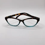 Nine West NS0624 Quinn Brown Reading Eyeglass Frames +2.00 Tortoise Turquoise. Fixed Price $12.84.