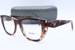 New Prada Vpr A18 14P-1O1 Caramel Tortoise Eyeglasses Size 52-19-145. Fixed Price $189.95.