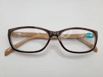 Stylish Brown Cateye Reading Glasses +1.50 Strength Spring Hinges Women Eyewear. Fixed Price $16.96.