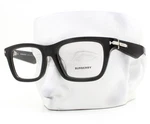 Burberry Eyeglasses 2419F 3001 Glossy Black Silver Logo 53MM With Case. Fixed Price $275.00.