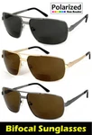 Mens Pilot Bifocal Reading Sunglasses Full Polarized UV400 Metal Spring Hinges. Fixed Price $40.99.