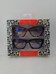 Nicole York Designer Reading Glasses 2.00 Plus Blue Light Filtering New.... Fixed Price $31.99.