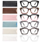 Miyya Women 6PK Fashion Reading Glasses Blue Light Blocking Anti Uv Readers +3.5. Fixed Price $8.64.