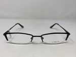 Cinzia CIN-186 02 50-17-135 Dark Violet/black Half Rim Eyeglasses Frame PC96. Fixed Price $54.00.