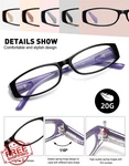 Soctick 5PK Blue Light Reading Glasses, Women, Spring Hinge +2.75. Fixed Price $43.38.