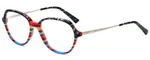Johann Von Goisern Designer Reading Glasses Grey Marble Tortoise Blue Stripe 51. Fixed Price $219.95.