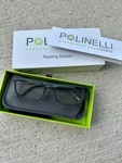 Polinelli Eyeglasses Blue Light Blocking Technology P101 +.50 Charcoal On Gray. Fixed Price $28.00.