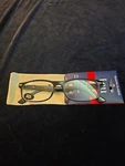 Icu Reading Glasses 1.25 / Black Plastic Frames Spring Hinges Scratch Resistant. Fixed Price $9.95.