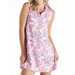 Simply Southern Women Upf 50 Zip Dress Pink Coral Pattern Sz Lg Travel Nwt. Fixed Price $32.00.
