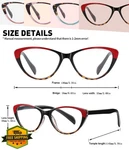 Soctick Cat Eye Readers 4 Pack Blue Light Blocking 0.75 Spring Hinges. Fixed Price $27.99.