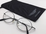 Aston Martin Eyeglasses Frames Round Men Woman Silver Brow Oval 86 Medium. Fixed Price $73.49.