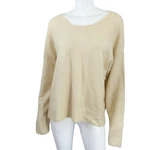 Max Studio Cream Round Neck Tight Knit Pullover Sweater Size Xl. Fixed Price $13.38.