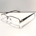 Foster Grant SR1023 Gunmetal & Black Eyeglasses Size: 53-18-140 Frames Only. Fixed Price $11.00.