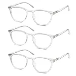Hapjoys Pack Reading Glasses Women Stylish Oval Readers +3.50 Clear. Fixed Price $46.23.