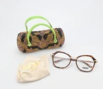 Boz Eyeglasses Ixelle 9095 Mix Butterfly Cat Brown Gold Case Large. Fixed Price $322.96.