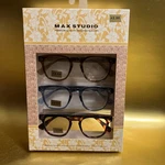 Nib Max Studio Premium 3-PACK Reading Glasses Readers +2.00 Authentic. Fixed Price $33.90.