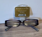 Magnivision Elegant Eyes "susan Purple +1.00 New. Fixed Price $9.95.