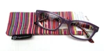 Sight Station Reading Glasses With Coordinating Case Leanna Prp Stripe +2.50. Fixed Price $15.99.