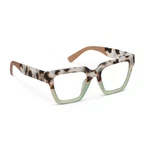 Peepers Take Bow Chai Tortoise & Green Reading 2.00 Eyeglasses. Fixed Price $30.00.