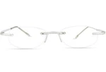 Scojo New York Gels Reading Glasses Rimless Lightweight 71325 Crystal +2.50. Fixed Price $29.99.