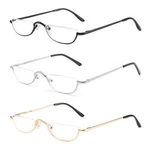 Covesato Half Frame Reading Glasses, Metal Moon Readers For Women 1.50. Fixed Price $28.32.