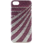 Crystal Icing Select CI1205 Case For Iphone 5/5S - White/purple Stripes. Fixed Price $9.99.