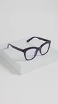 $50 The Book Club 182310900 Women Purple Square Blue Block Eyeglasses 51/21/143. Fixed Price $10.79.