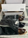 New 3-PC Primary Optics Reading Polarized Sun Glasses +3.50 Black Brown Bifocals. Fixed Price $12.19.