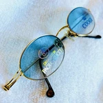 Authentic Paolo Gucci Brand Rare Reader Reading Eyeglasses Blue Tint New. Fixed Price $888.88.