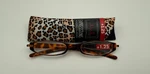 Icu Eyewear Wink Neoprene Cheetah Expressions Reading Glasses 1.25 Magnification. Fixed Price $12.99.
