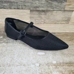 Splendid Morgan Womens Mary Jane Shoes Sz 7 Black Mesh Buckle Pointed Toe. Fixed Price $15.27.