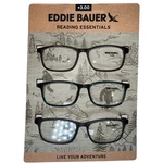Men's Eddie Bauer Reading Glasses 3 Pack Brown Green Grey Designer Readers New. Fixed Price $22.99.