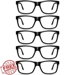 Aimisuv Men's Reading Glasses 1.75 Rectangular Spring Hinge Anti Eyestrain. Fixed Price $20.00.
