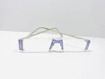 Tanzanite Purple Reading Glasses +2.25 Sparkle Made With Swarovski Crystal New. Fixed Price $32.95.