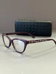 Judith Leiber Jl 3033 Orchid Purple Ladies Eyeglasses Floral Crystals 53-16-140. Fixed Price $63.99.